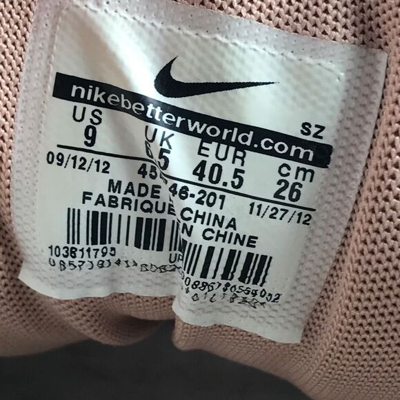 Nike Air Max 1 PRM Dusted Clay/Pink Running Shoes 454746-201 Women’s Size 9 - Picture 11 of 13